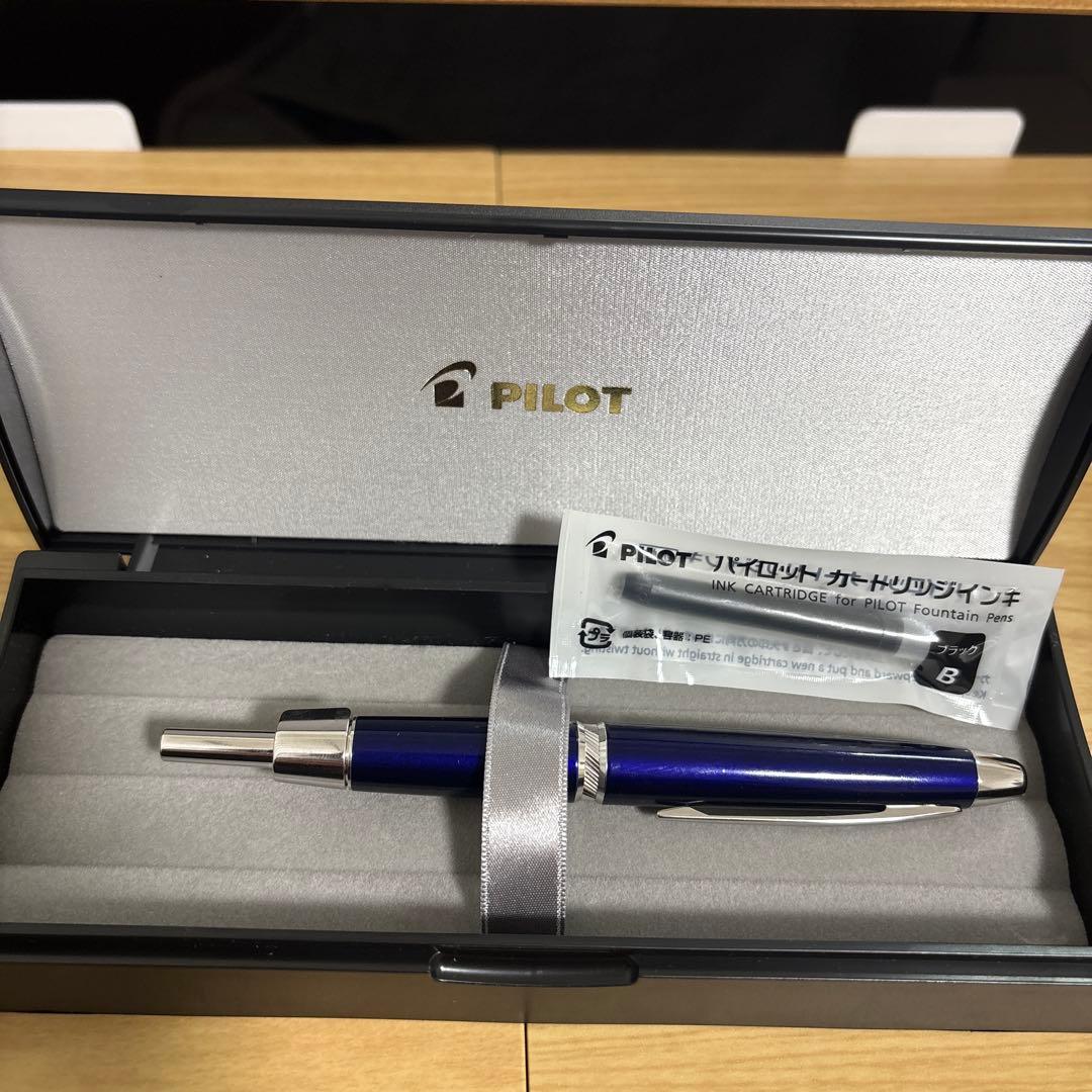 PILOT 万年筆 キャップレスLS ブルー　F