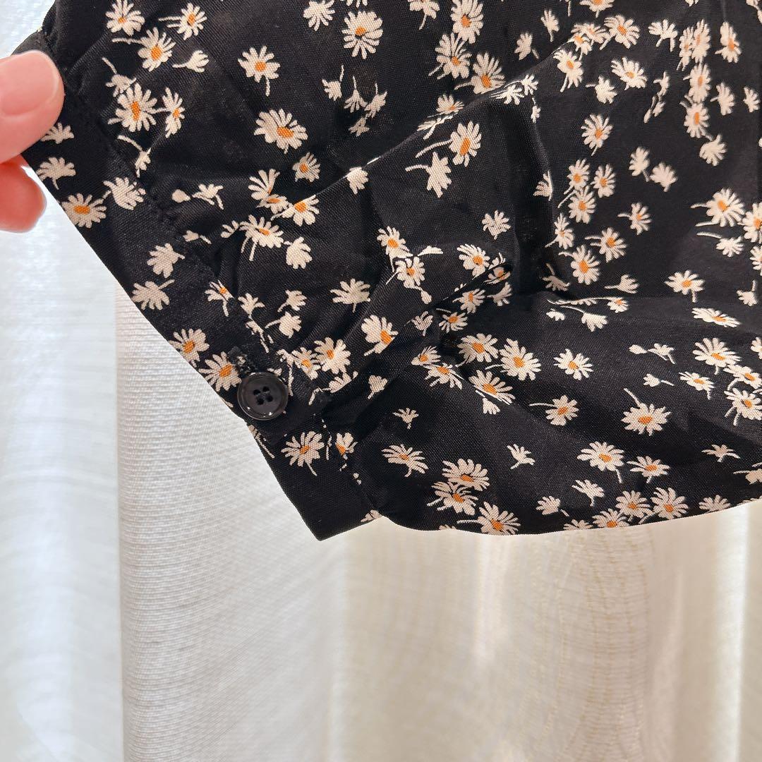 美品✨CELINE 花柄 長袖　ワンピース　春　夏　秋　デート　リゾート