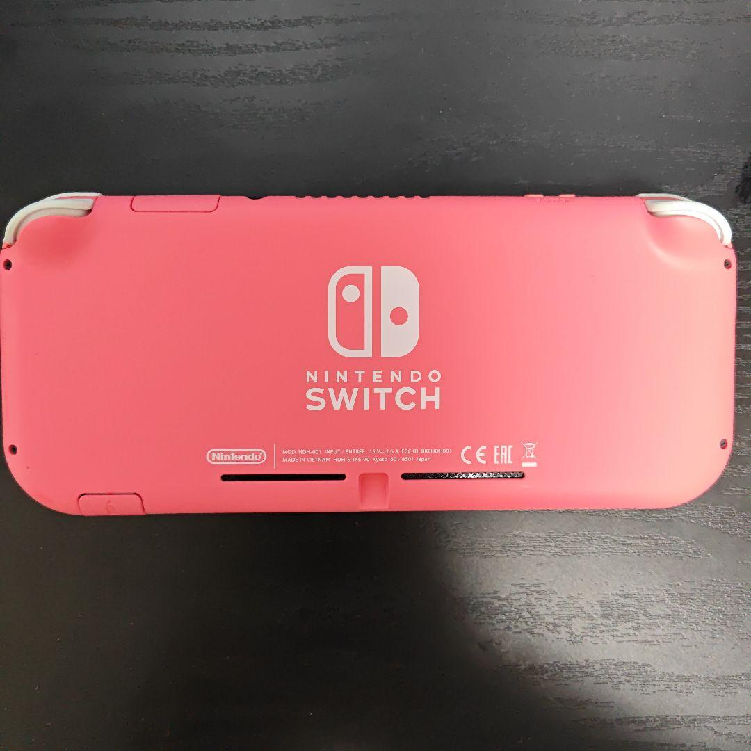 美品 Switch Lite コーラル