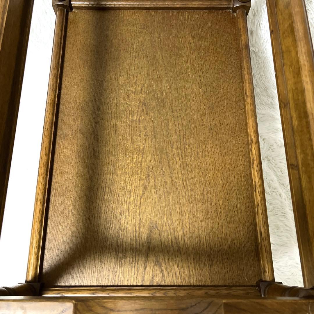 カリモク karimoku 木製 ワゴン キャスター　3段 ビンテージ　キッチン