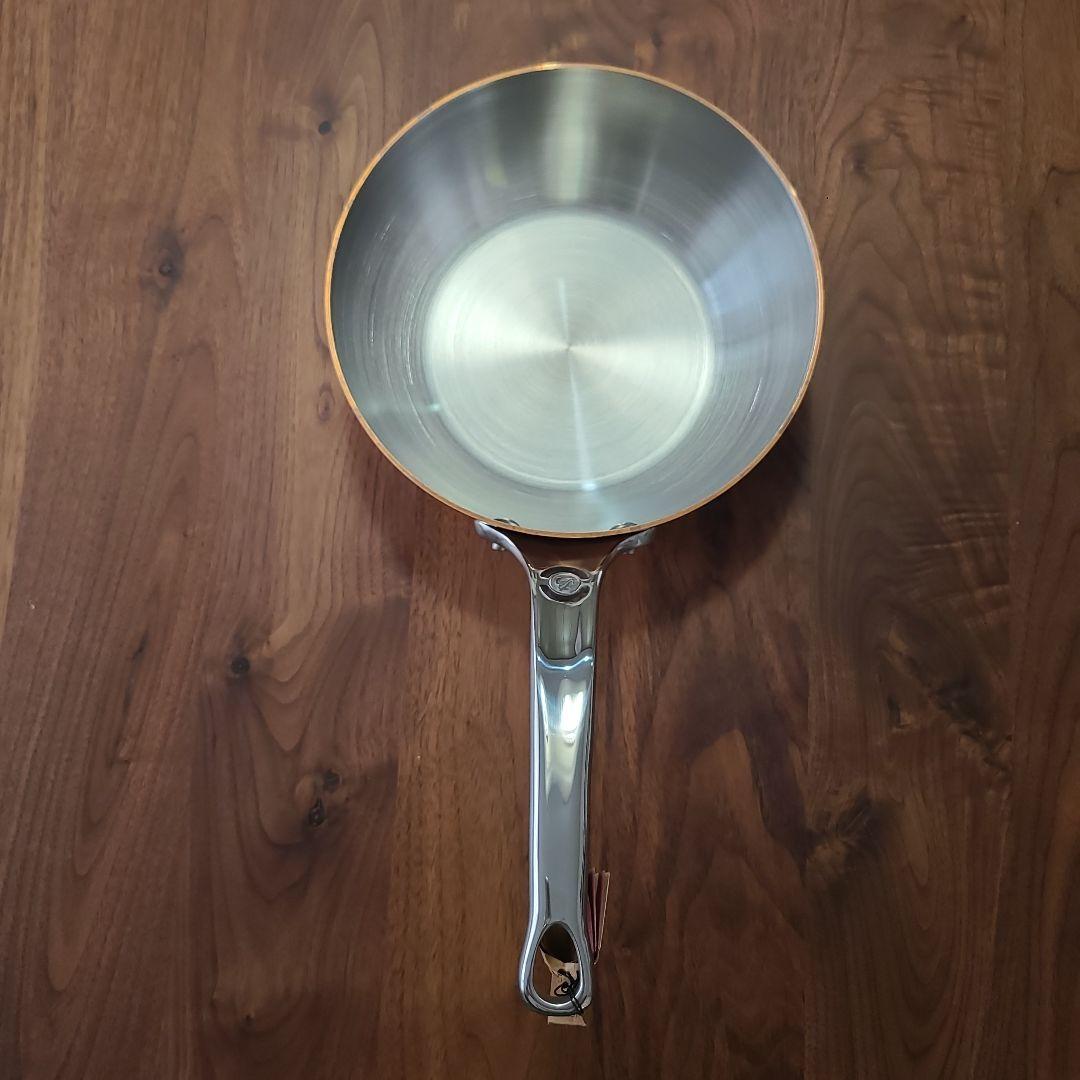 【在庫僅少！】フランス製deBuyerIH対応20センチ銅ソテーパン蓋付