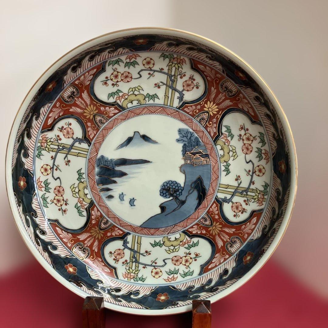 有田焼古赤絵紋様9号も盛り鉢