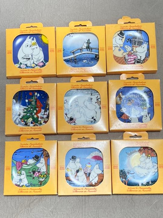 ARABIA ムーミンウォールプレート9点まとめ売り　廃盤品