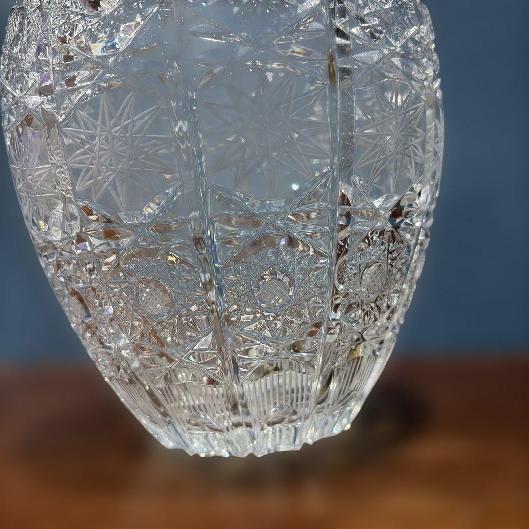 Lausitzer Crystal (ラウジッツァー・クリスタル)花瓶東ドイツ製