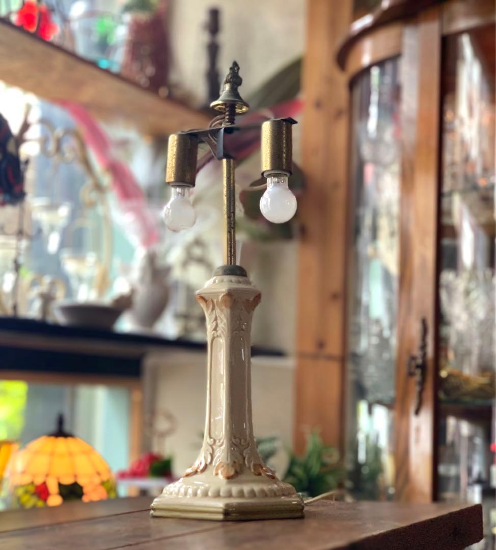 ドマン demain ランプ 卓上ランプ テーブルランプ 陶器 ナイト