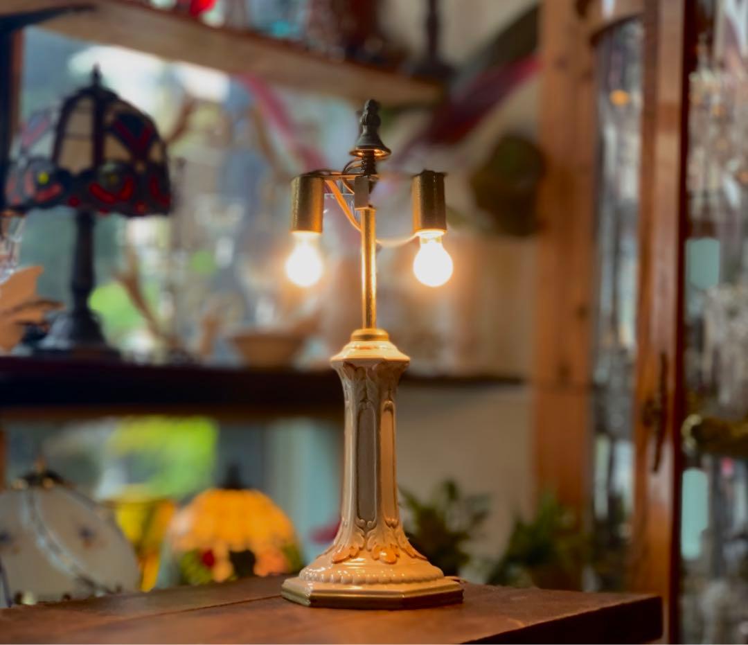 ドマン demain ランプ 卓上ランプ テーブルランプ 陶器 ナイト