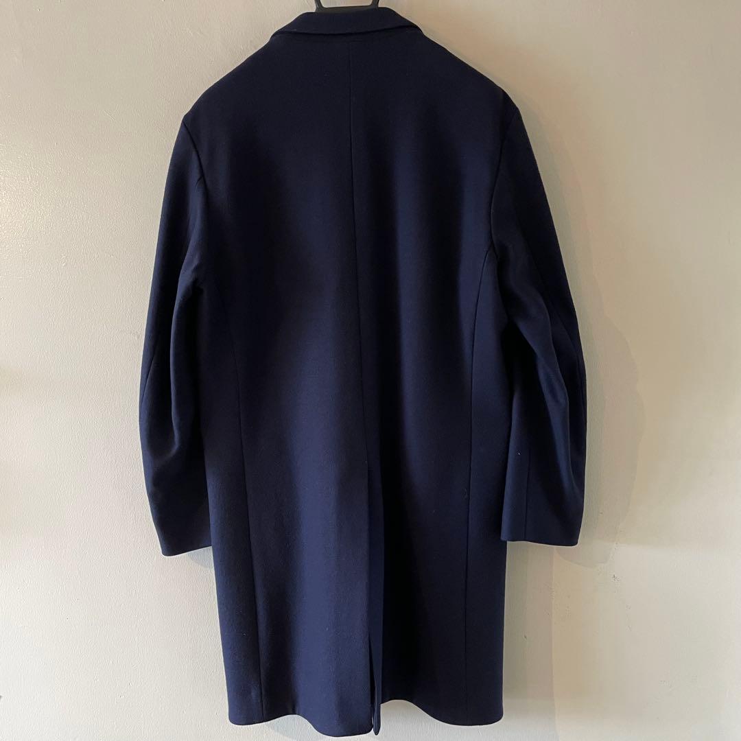 YAECA CONTEMPO ネイビー チェスターコート