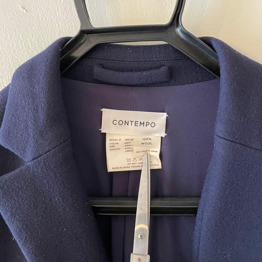 YAECA CONTEMPO ネイビー チェスターコート