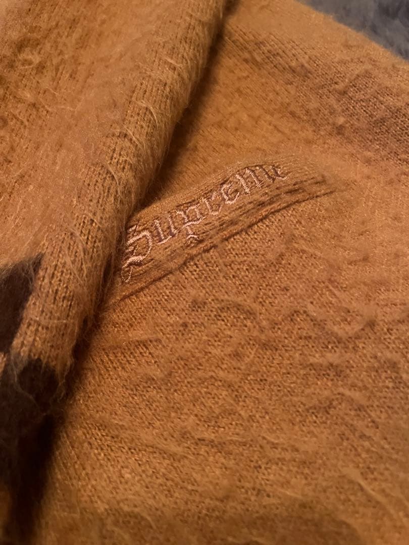 トップス Supreme brushed checkerboard cardigan