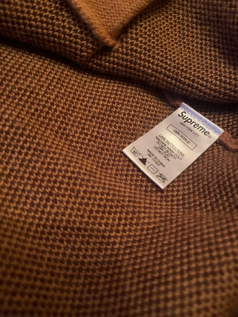 トップス Supreme brushed checkerboard cardigan