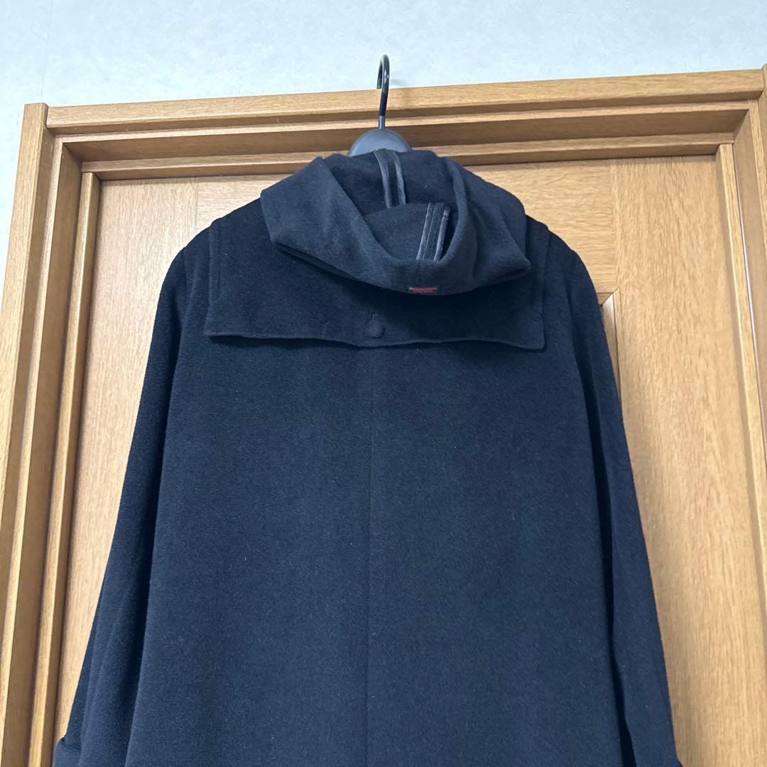 マドモアゼルノンノン　柔らかで軽いダッフルコート　ブラック　説明文お読みください