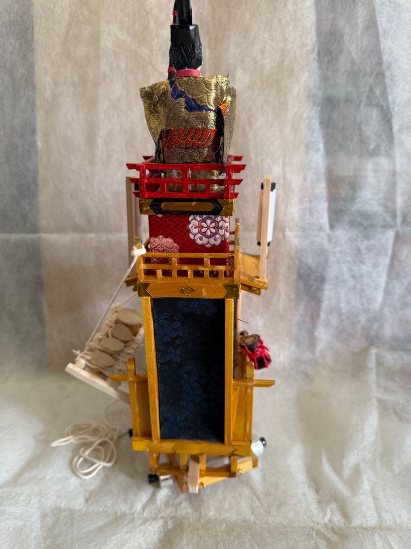 土浦　新川囃子なみき組山車ミニチュア/送料込み