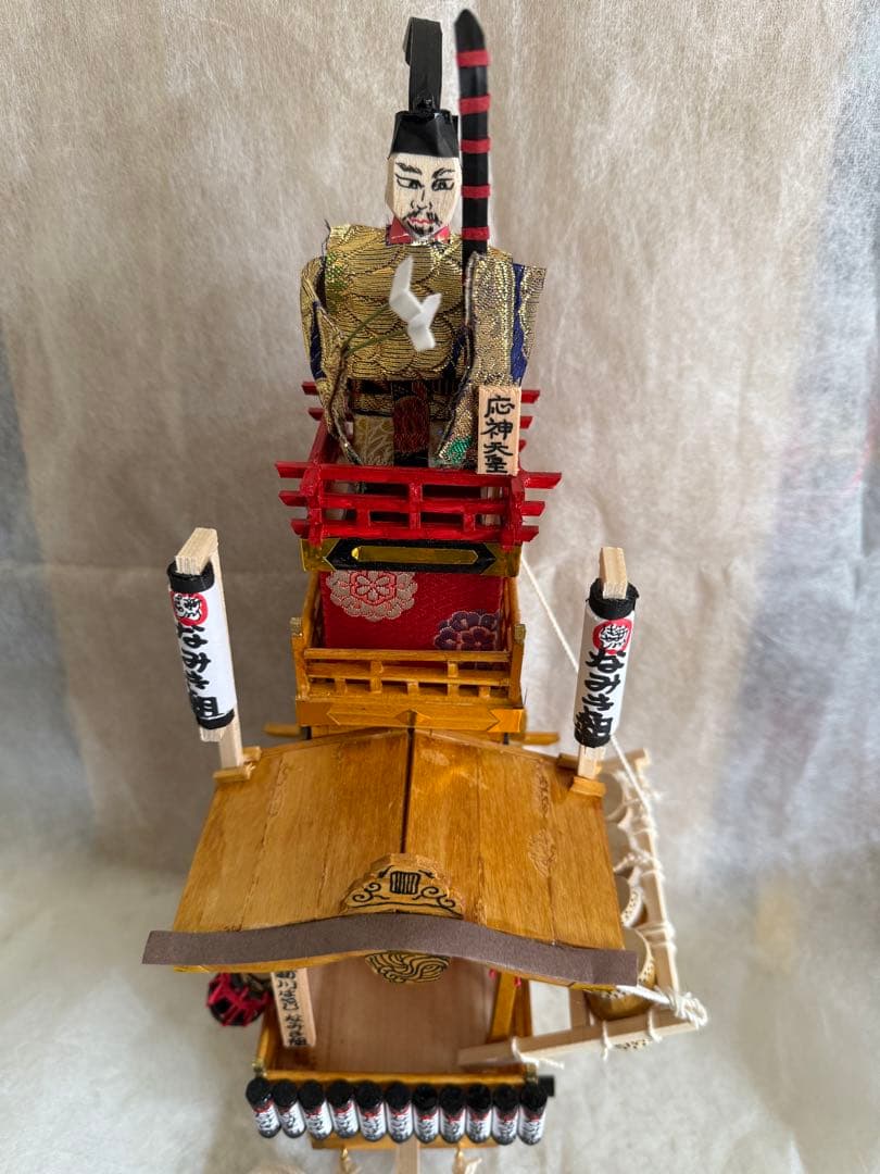土浦　新川囃子なみき組山車ミニチュア/送料込み