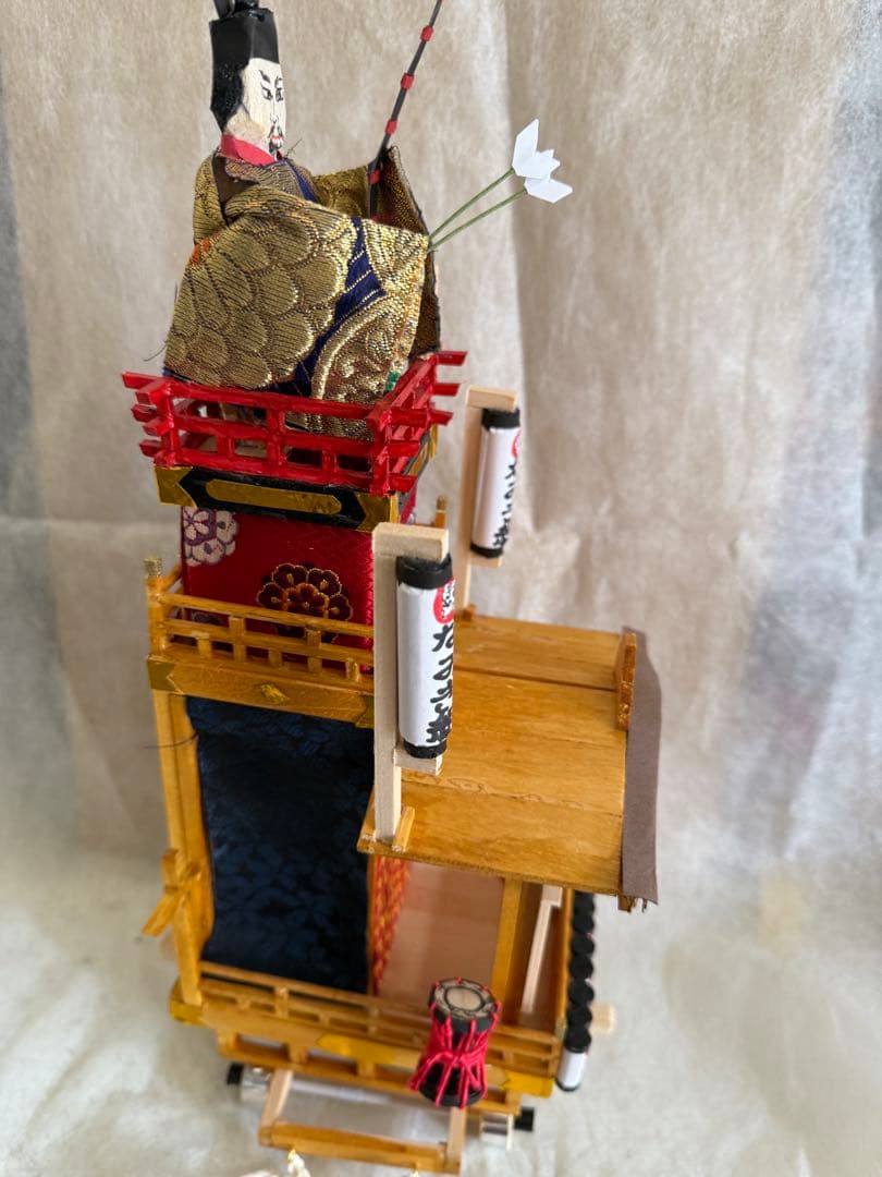 土浦　新川囃子なみき組山車ミニチュア/送料込み