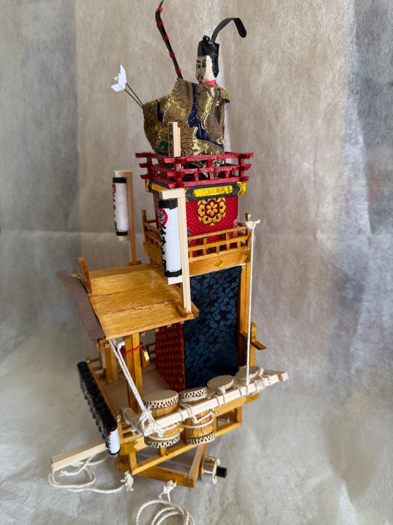 土浦　新川囃子なみき組山車ミニチュア/送料込み