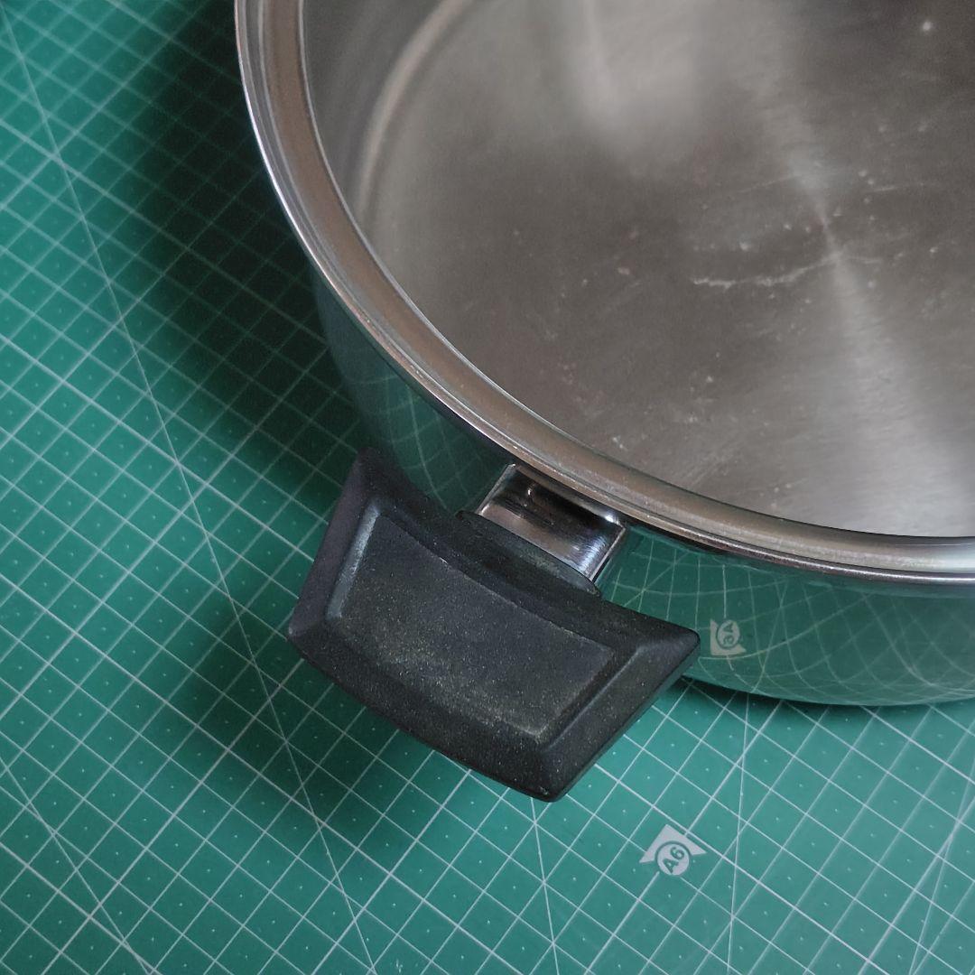 【ロイヤルクィーン パーラメント】ステンレス両手鍋 内径28㌢