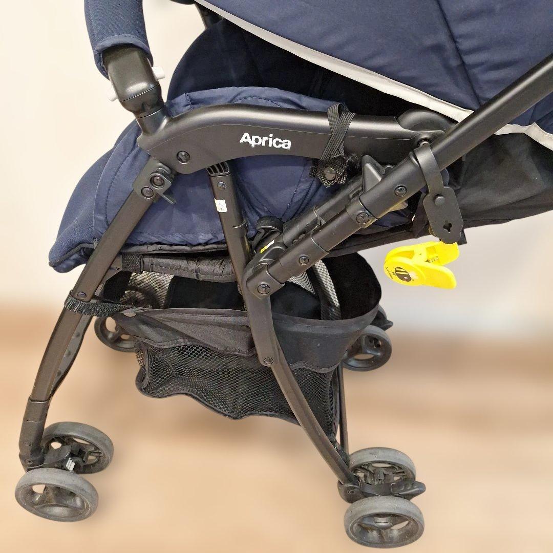 美品☆アップリカ カルーンエアードットNV軽量 両対面ベビーカーおまけ付☆