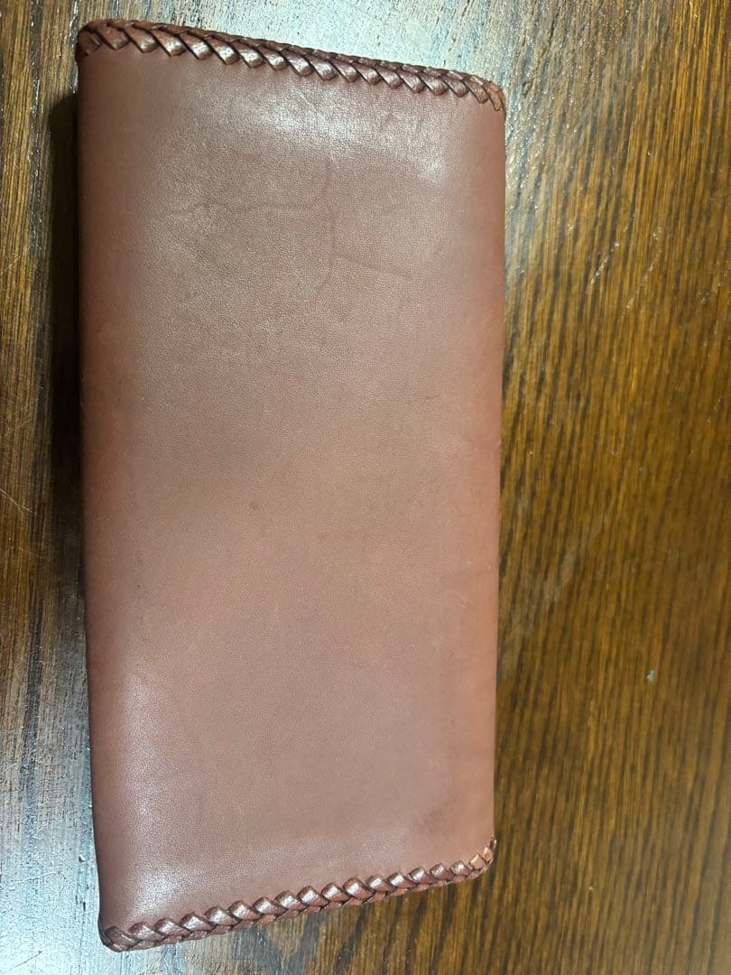 新品未使用 SAAD 長財布　レザーロングウォレット　ブラウン