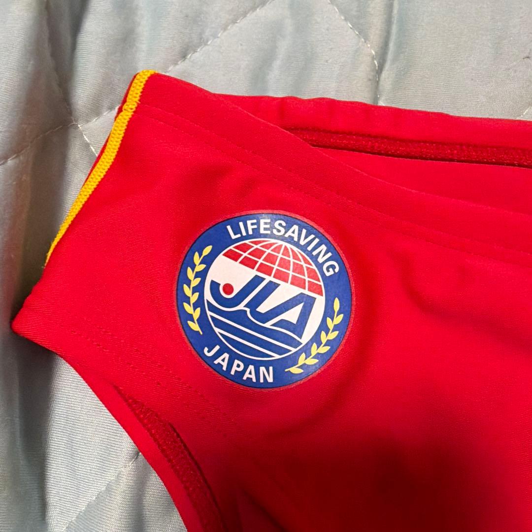 Speedo 競泳水着・キャップセット 赤