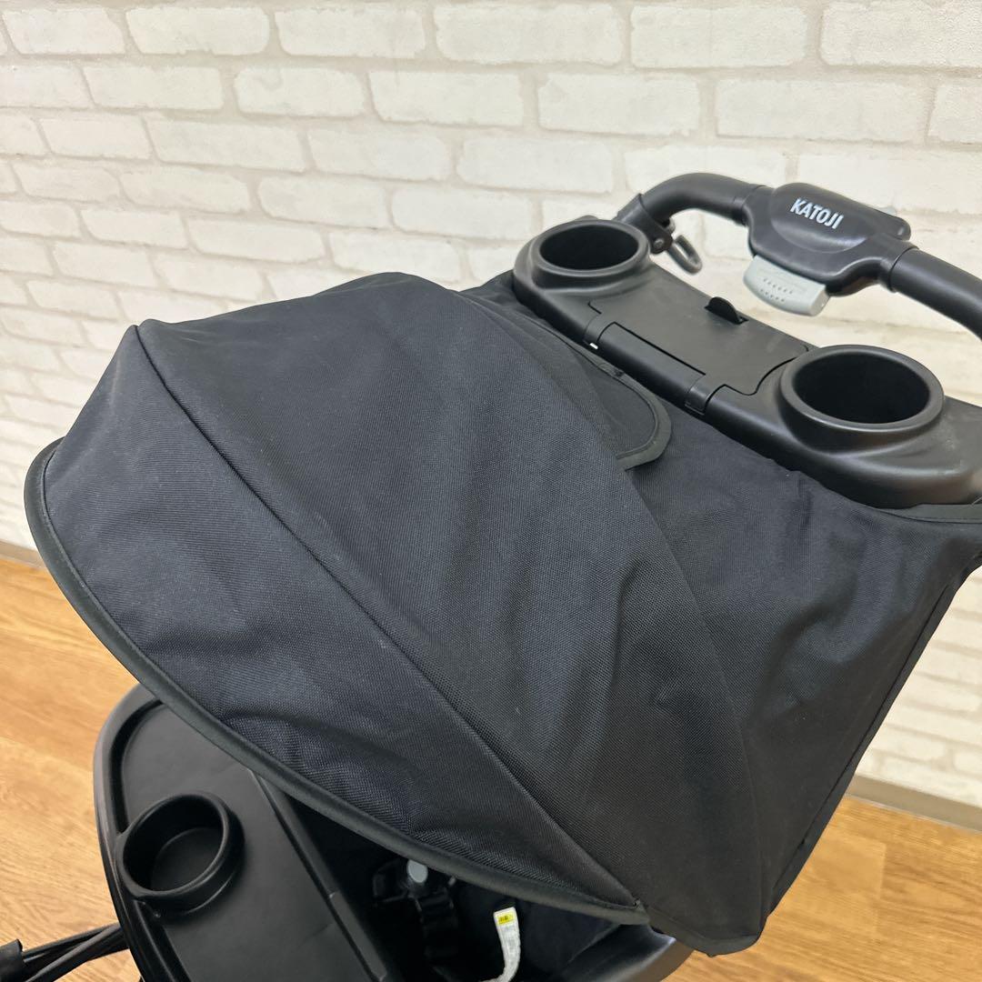 KATOJI 二人でゴーDX ブラック 2人乗りベビーカー