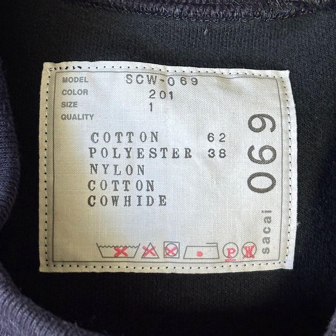 ワンピース sacai 20AW Sponge Sweat MA-1 Dress