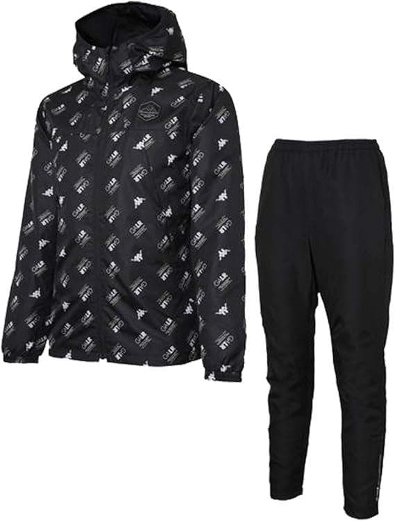 Kappa ウインドジャケット パンツ 上下セット ブラック L