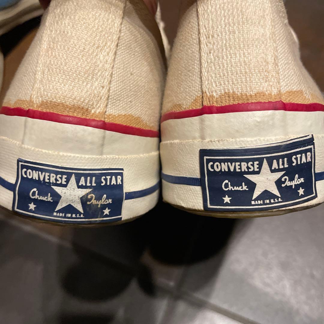 ラ*ス様 70年代　オリジナル　三つ星チャックテイラー　13 1/2