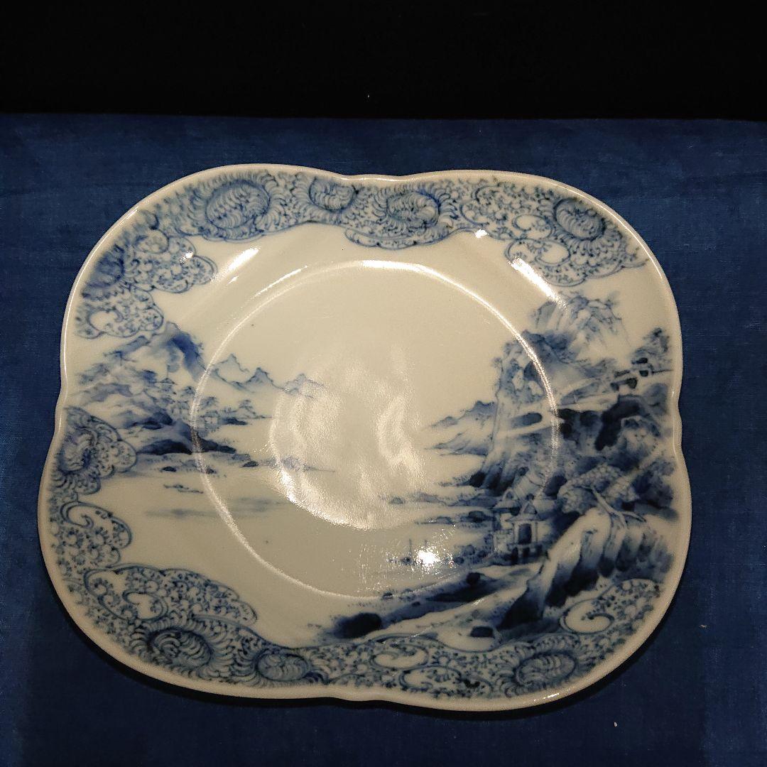 染付、白磁古伊万里、山水画