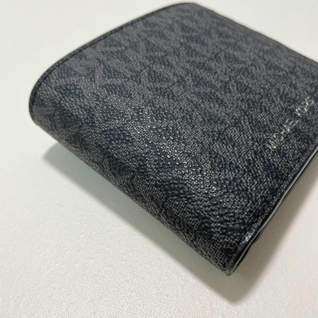 マイケルコース 折り財布 ウォレット 二つ折り シグネチャー メンズ ブラック