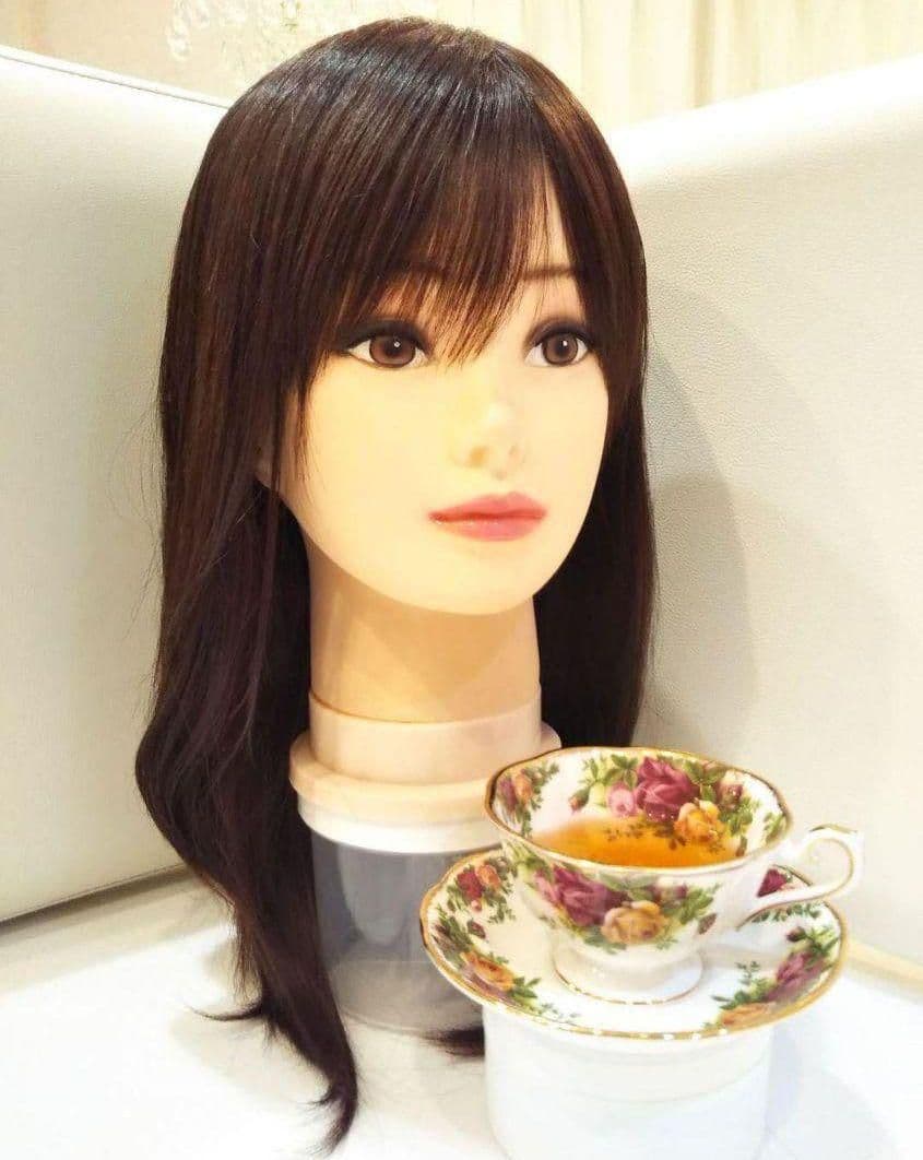 レミー人毛100%ウィッグ総手植え地肌✨艶髪！泉里香❣️プレミアム 美人ロング✨