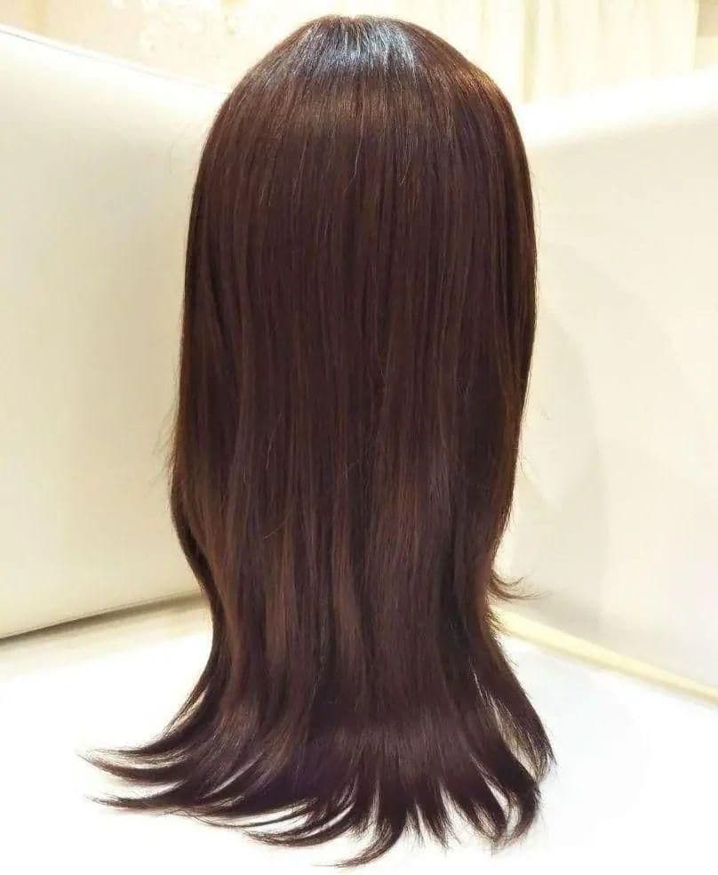 レミー人毛100%ウィッグ総手植え地肌✨艶髪！泉里香❣️プレミアム 美人ロング✨