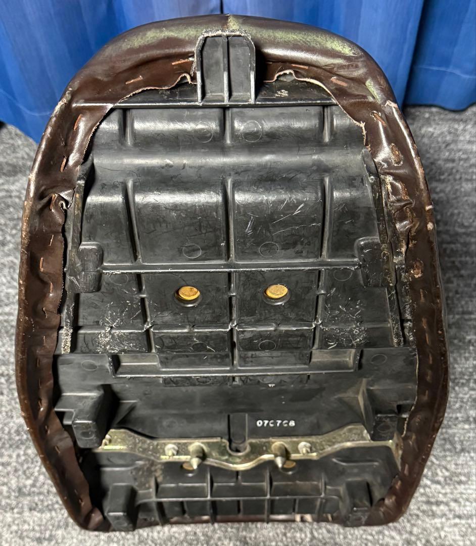 カワサキ ZRX400 純正ベース タックロールシート ローシート アンコ抜き