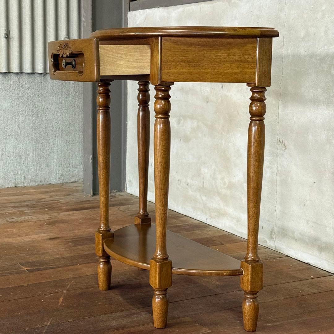 H15K3 D&A YOSHIKAWA オールドメゾン コンソール 葡萄彫刻