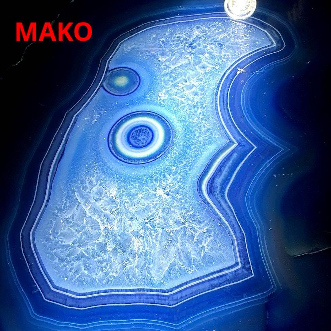 M1821☆ブルー瑪瑙原石5.0Kg☆天然石　原石☆N51010