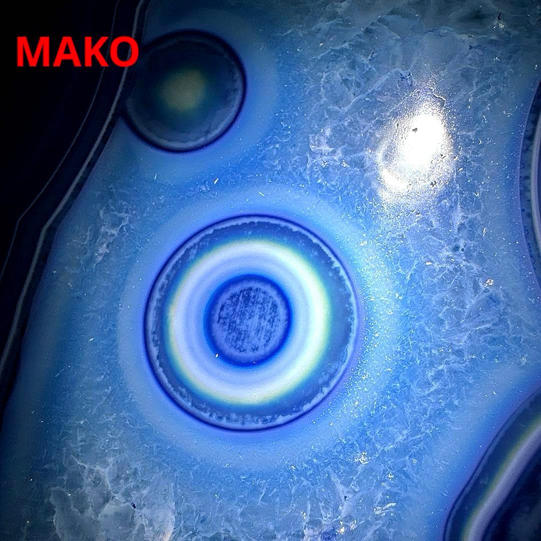 M1821☆ブルー瑪瑙原石5.0Kg☆天然石　原石☆N51010