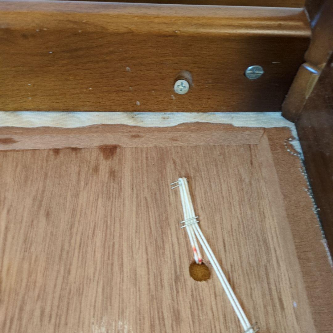 カリモク オットマン コロニアル 花柄 karimoku レトロ カフェ