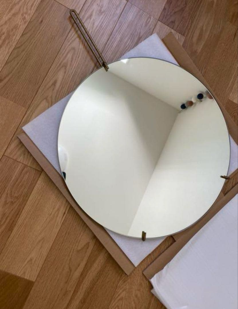 MOEBE 真鍮　ムーべ　ウォールミラー　50センチ　ブラス　デンマーク