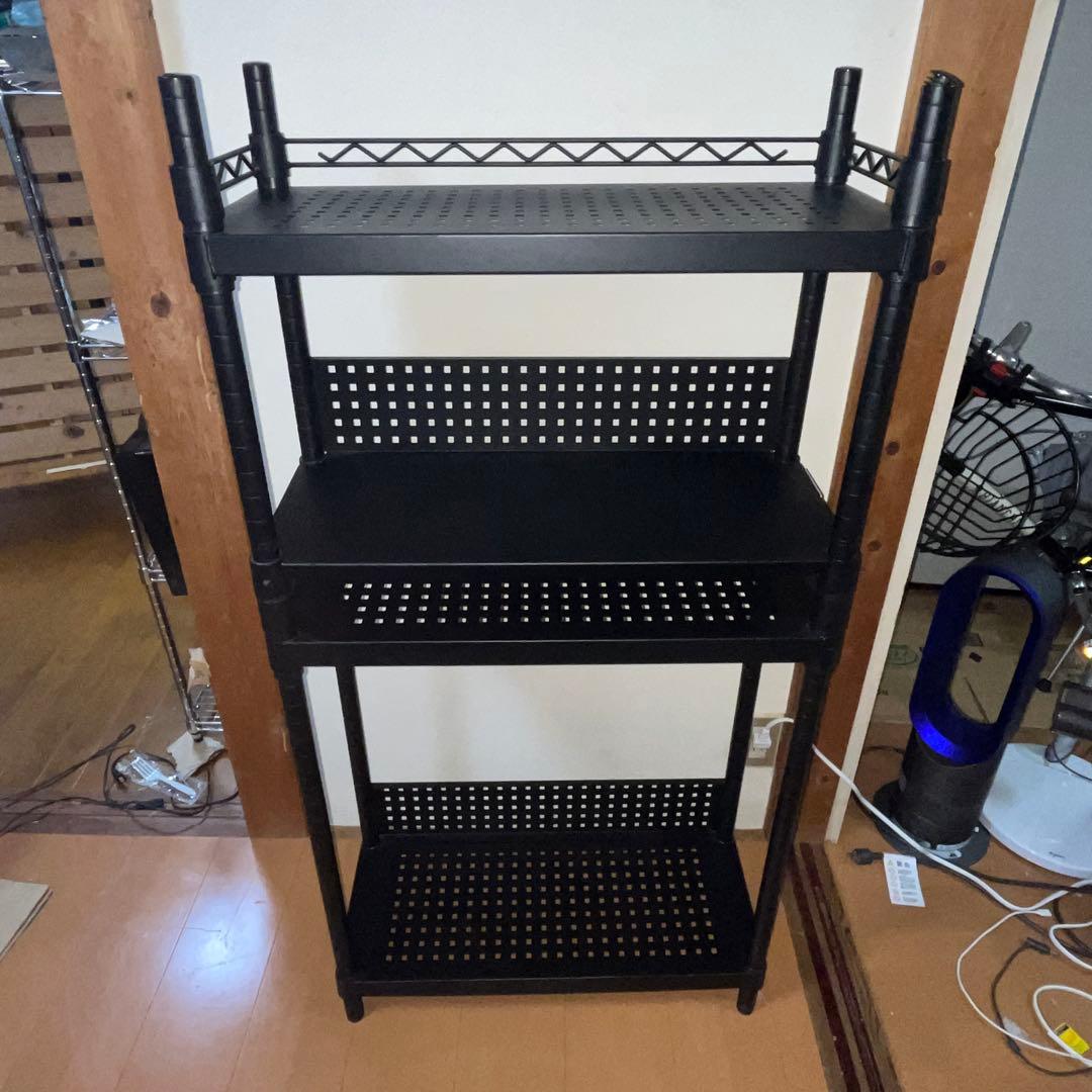 Bauhutte デスクサイドラック BHS-600SM-BK