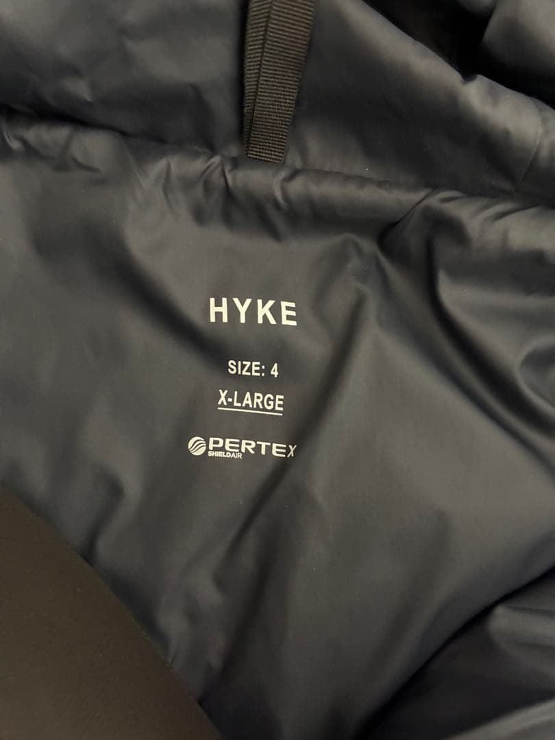 HYKE(ハイク) PERTEX ECWCS size4 ブラック 2021AW
