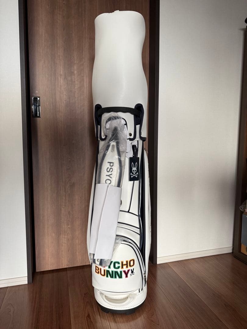 PSYCHO BUNNY キャディバッグ ホワイト