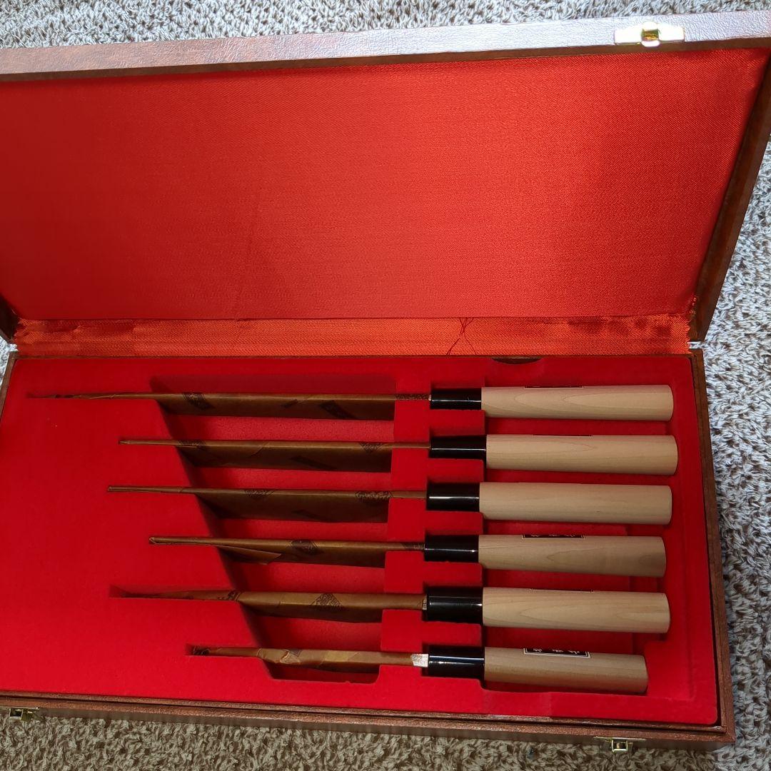 秀岳　和包丁六本セット