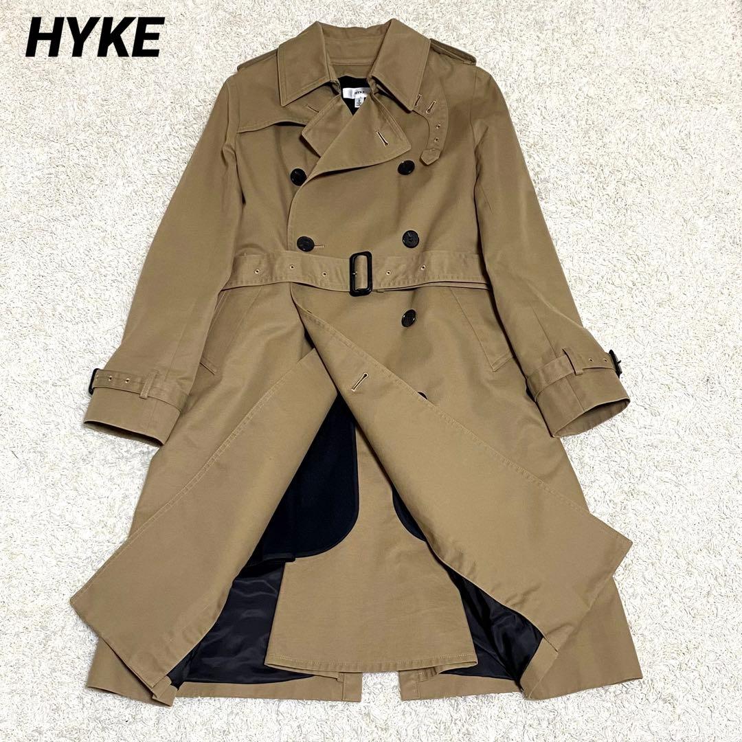 のりの様 HYKE ハイク トレンチコート ロングコート ダブル ライナー 2