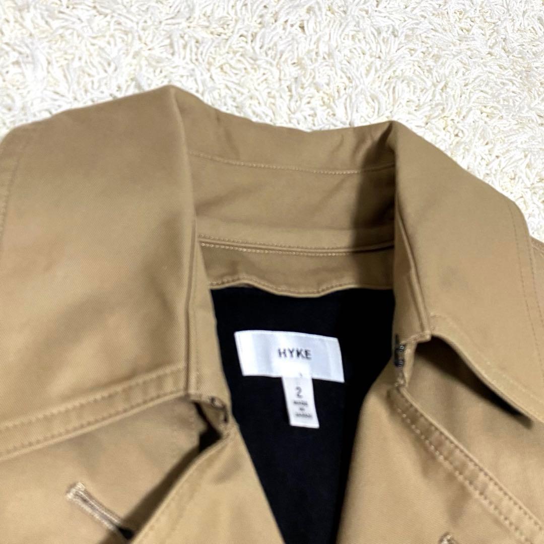 のりの様 HYKE ハイク トレンチコート ロングコート ダブル ライナー 2