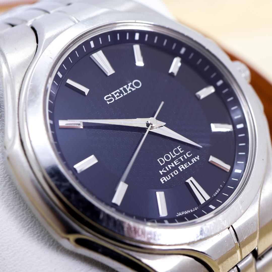 稼働 SEIKO DOLCE 腕時計 KINETIC オートリレイ 2279