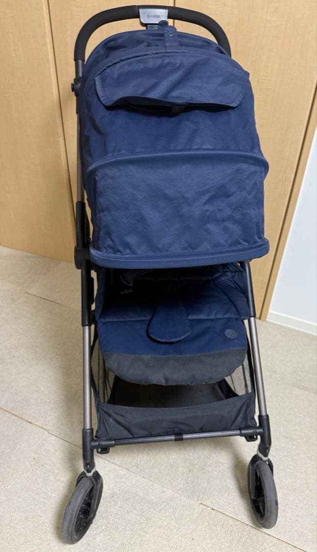 【美品】cybex カーボン ネイビー 【二人乗りおまけつき】