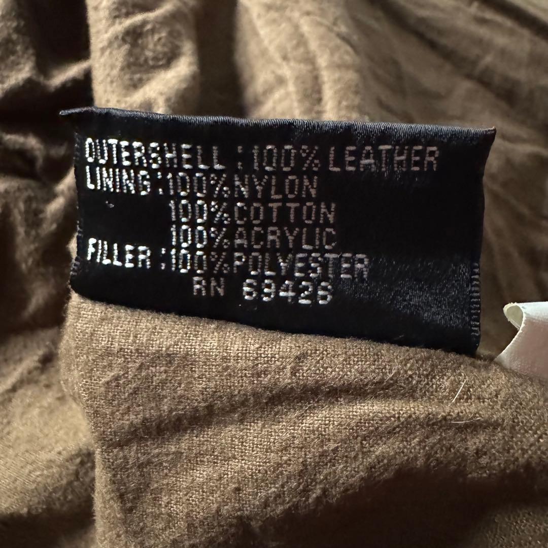 【90s vintage】フライトジャケット　L A2 シンサレート　本革　短丈