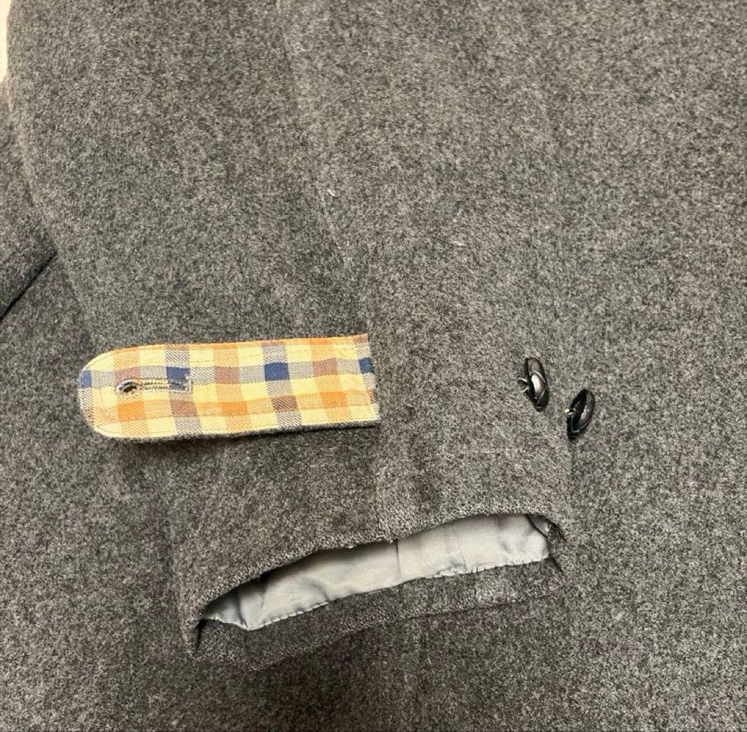 Aquascutumメルトンウール バルマカーンコート ステンカラーコート