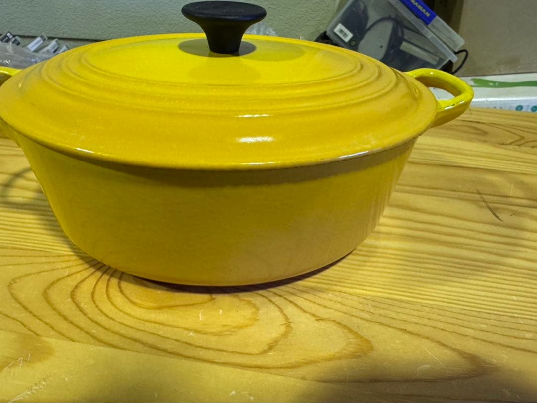 s2280 廃盤色 ル・クルーゼ ココットオーバル　サフランイエロー　23