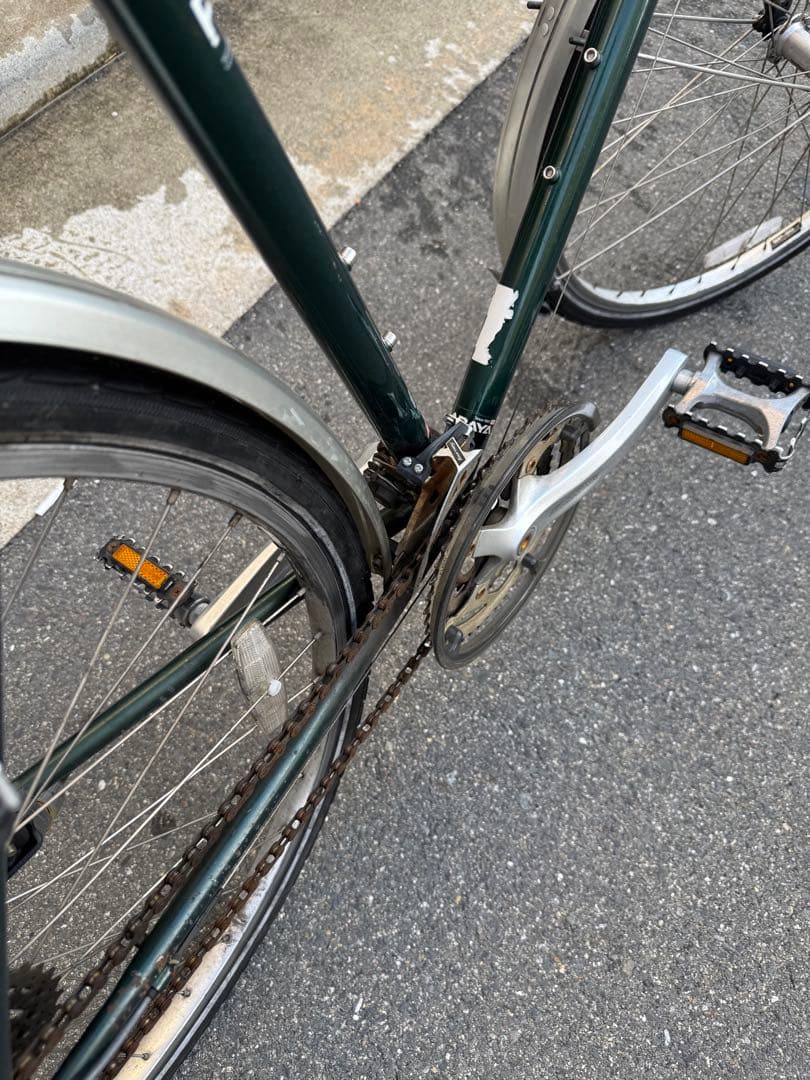 179 自転車 大阪市 【引取り限定】 26インチ 変速付き ロードバイク