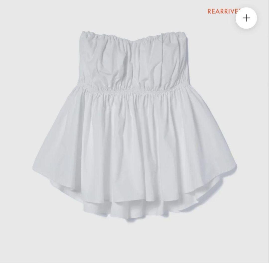 searoomlynn ウエストshapeパッドinベアトップス S ホワイト